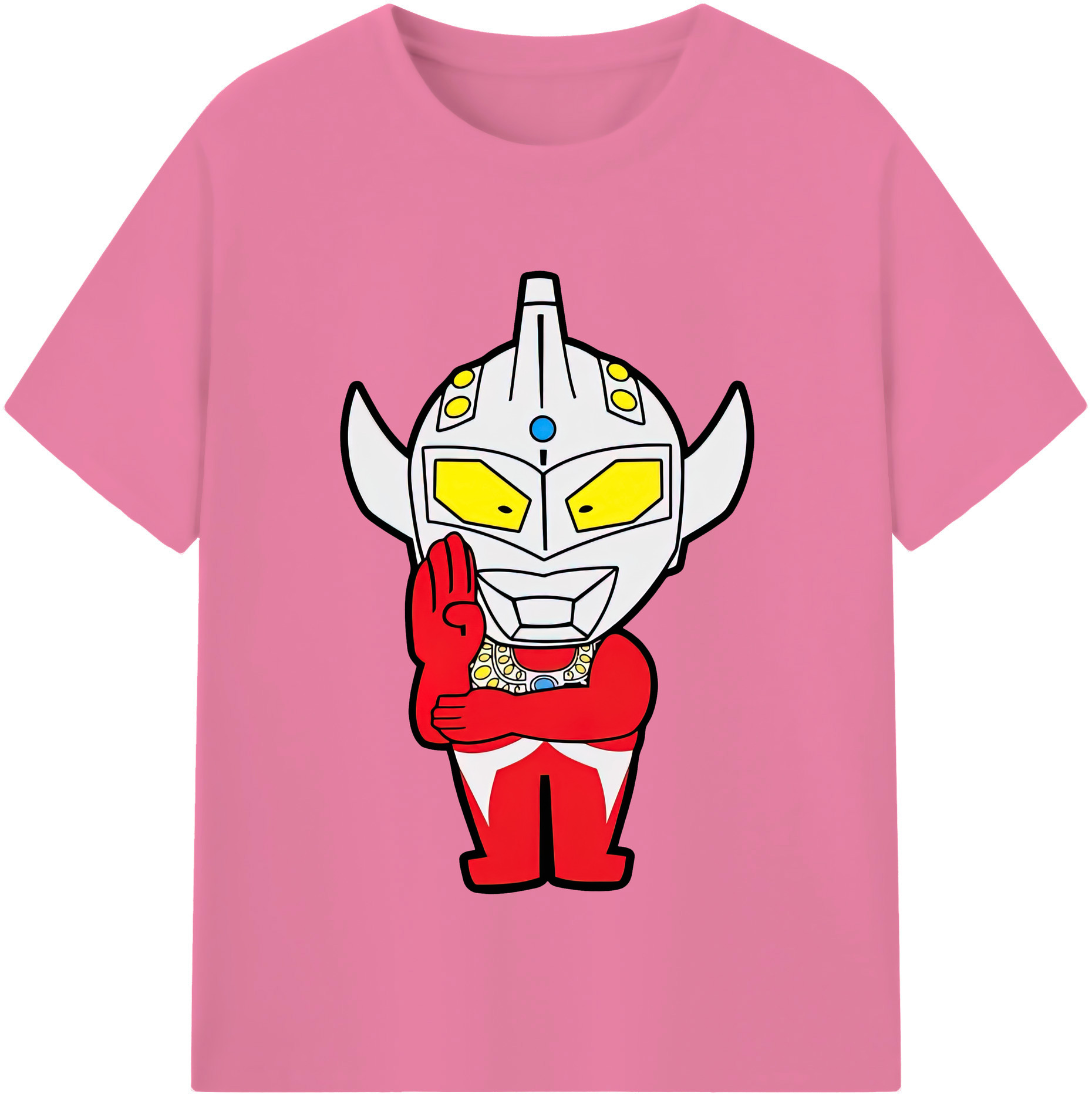 （画像用） ウルトラマン Ultraman 綿100％半袖Tシャツ（フロントプリント）
